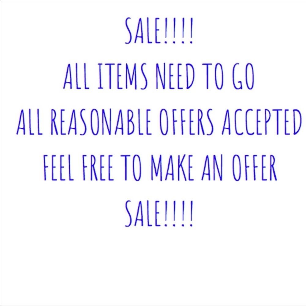 All items need to go!